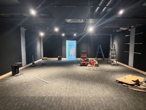 rehearsal stage room rebuild 06